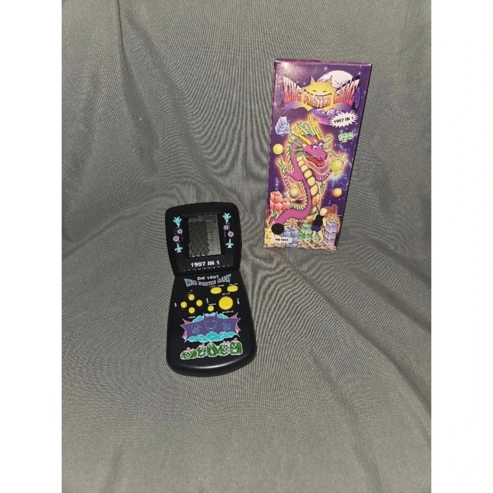 DH 1997 King Master Game 1997 in 1 Handheld LCD Brick Game Console with Box